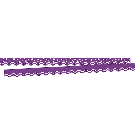 Barker Creek Happy Grape Double-Sided Scalloped Border, 26/set 3706
